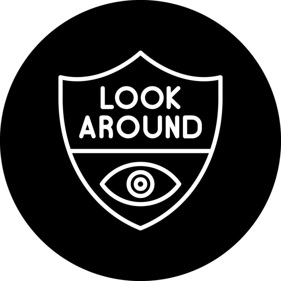 Look Around Vector Icon