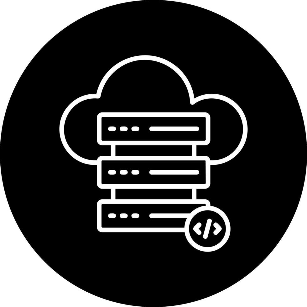 Cloud Server Vector Icon