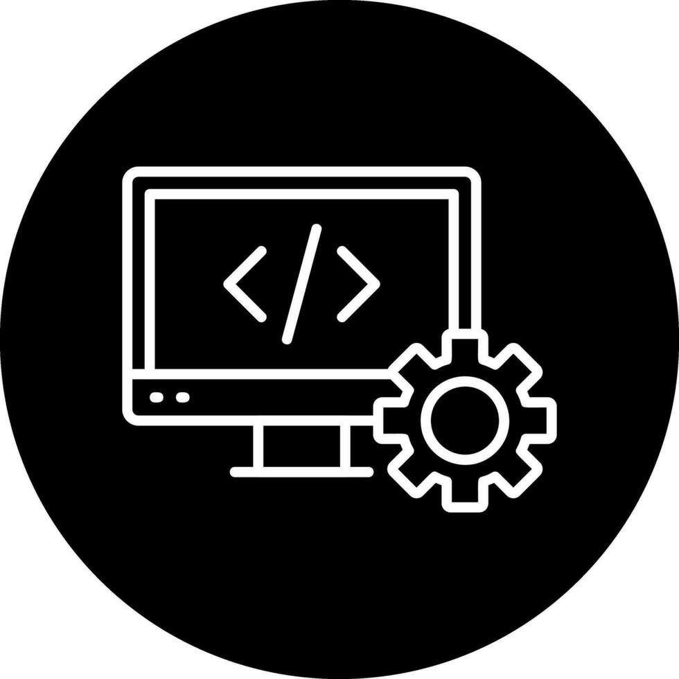 icono de vector de desarrollo web