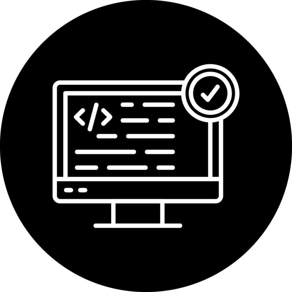 icono de vector de programación