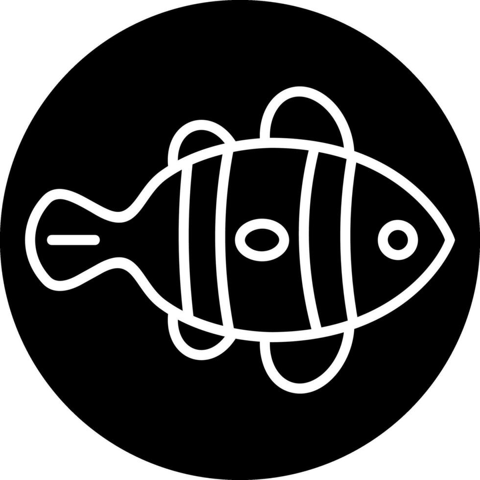 Clown Fish Vector Icon