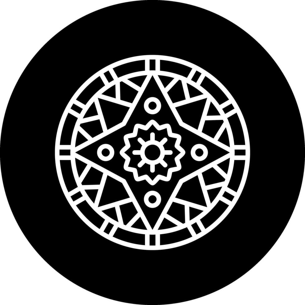 icono de vector de mandala