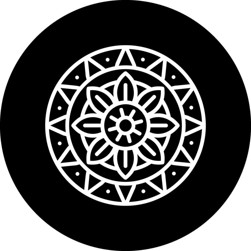 icono de vector de mandala