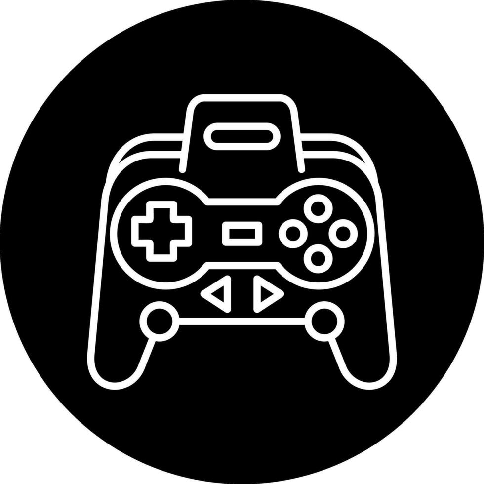 icono de vector de controlador de juego