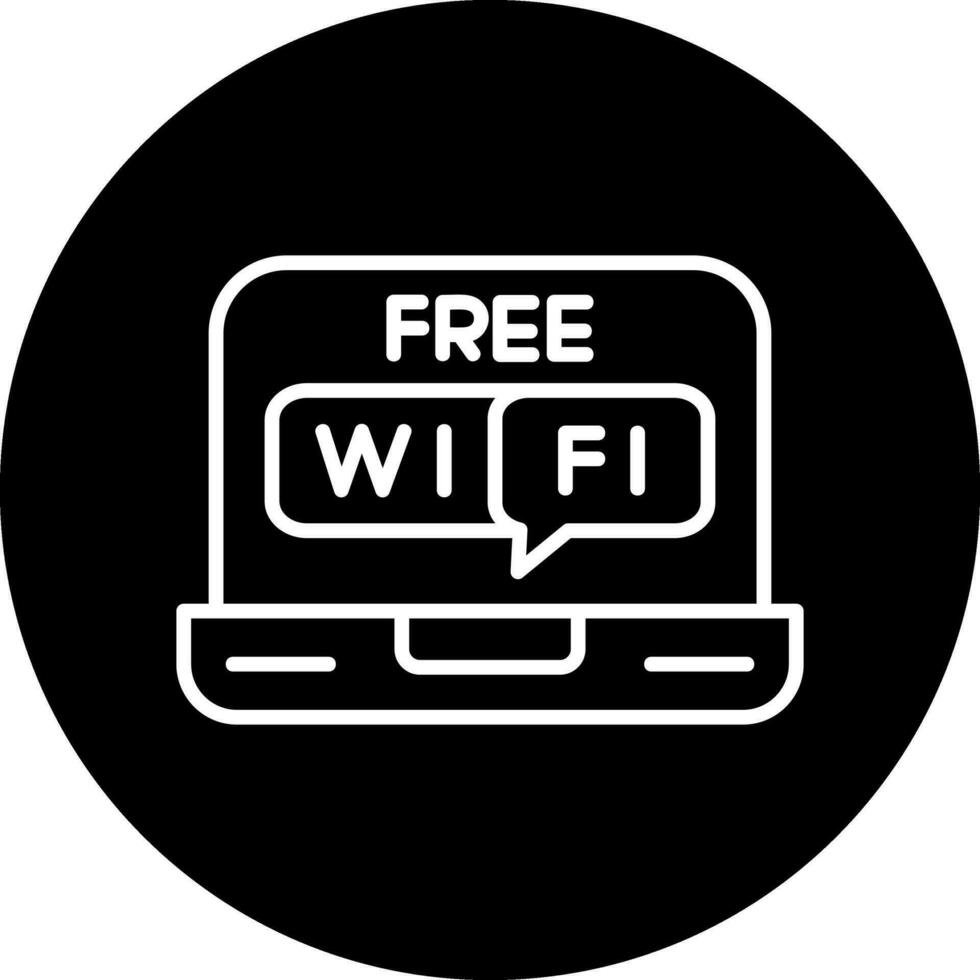 icono de vector wifi gratis