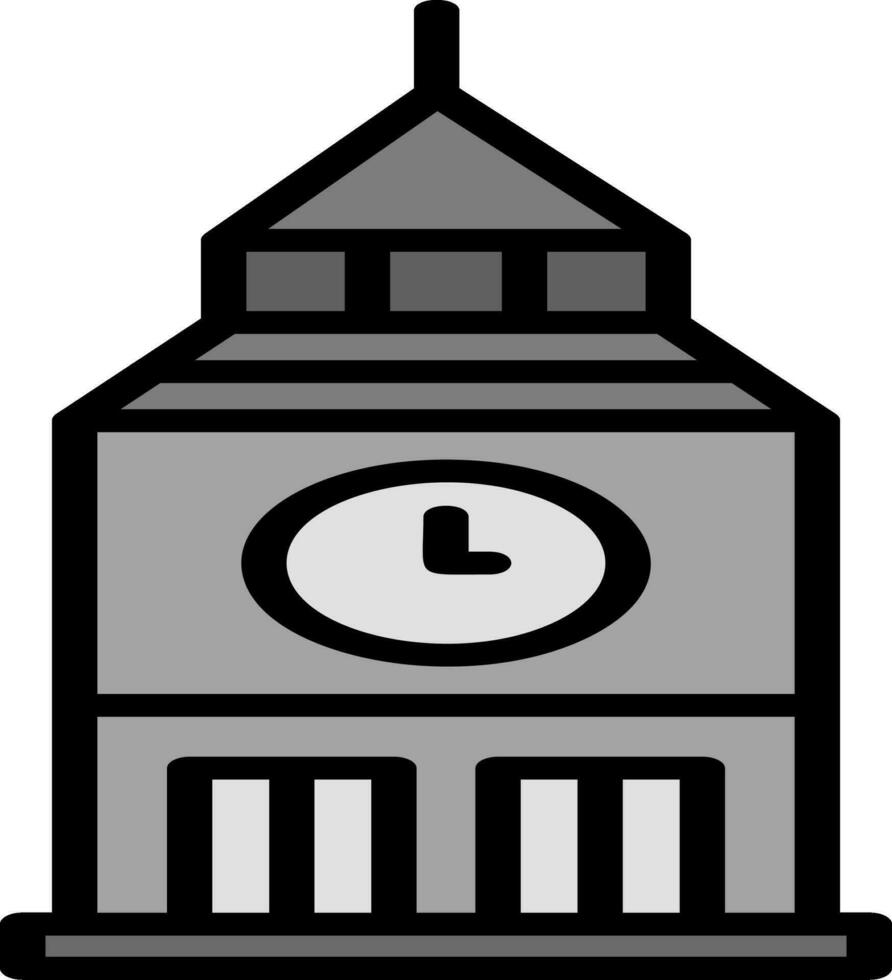Clock Tower Vector Icon