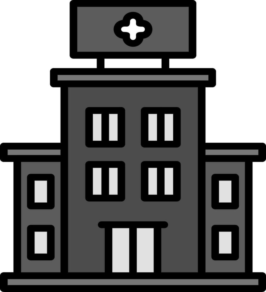 Hospital Building Vector Icon