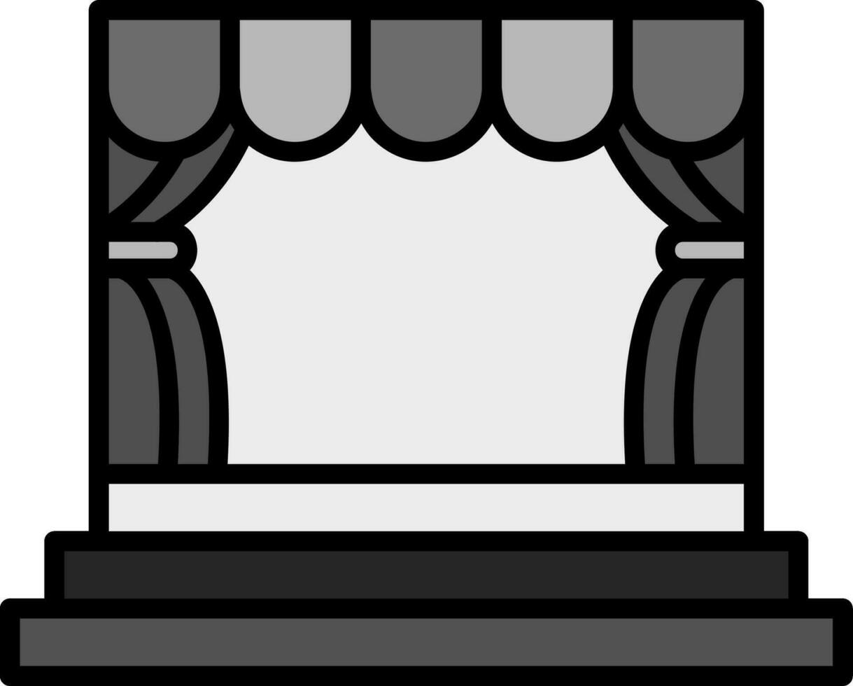 Stage Vector Icon