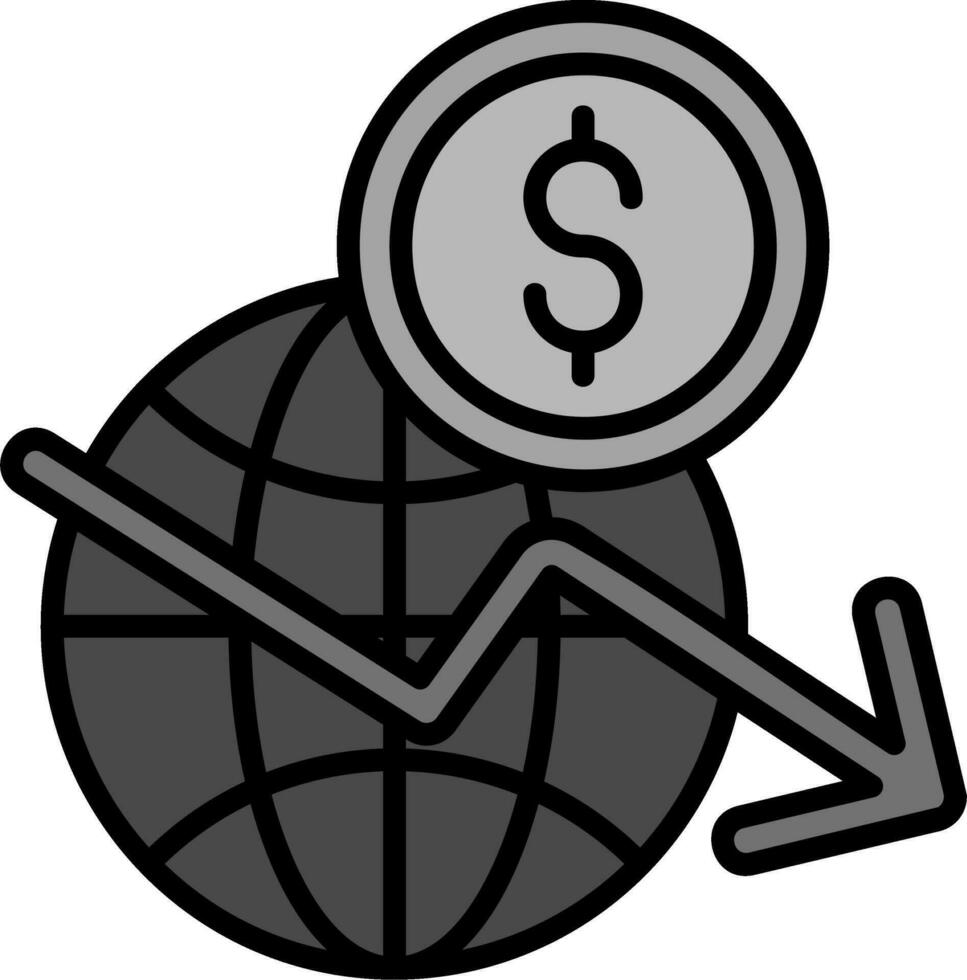 global crisis vector icono