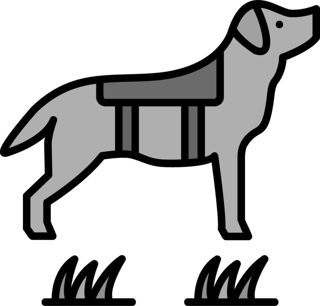 Police Dog Vector Icon