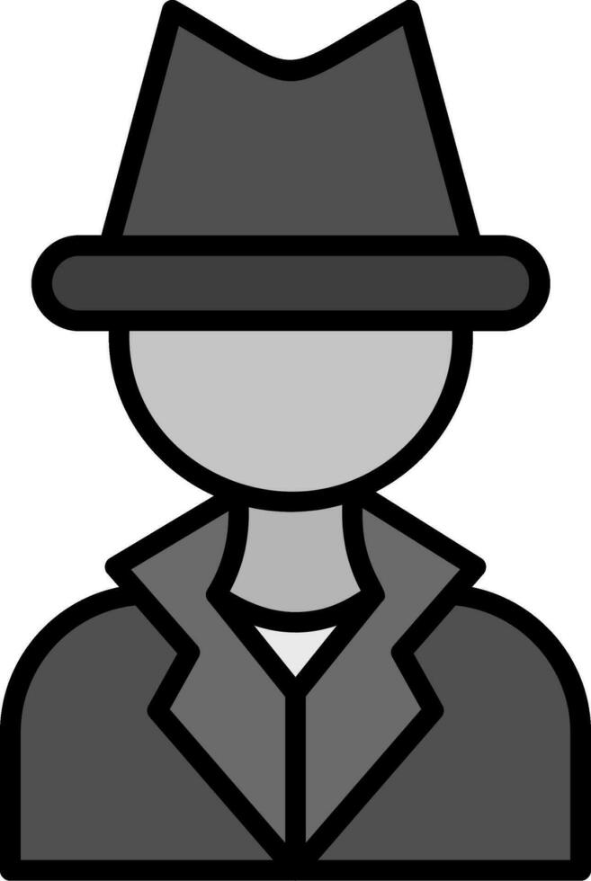 icono de vector de detective