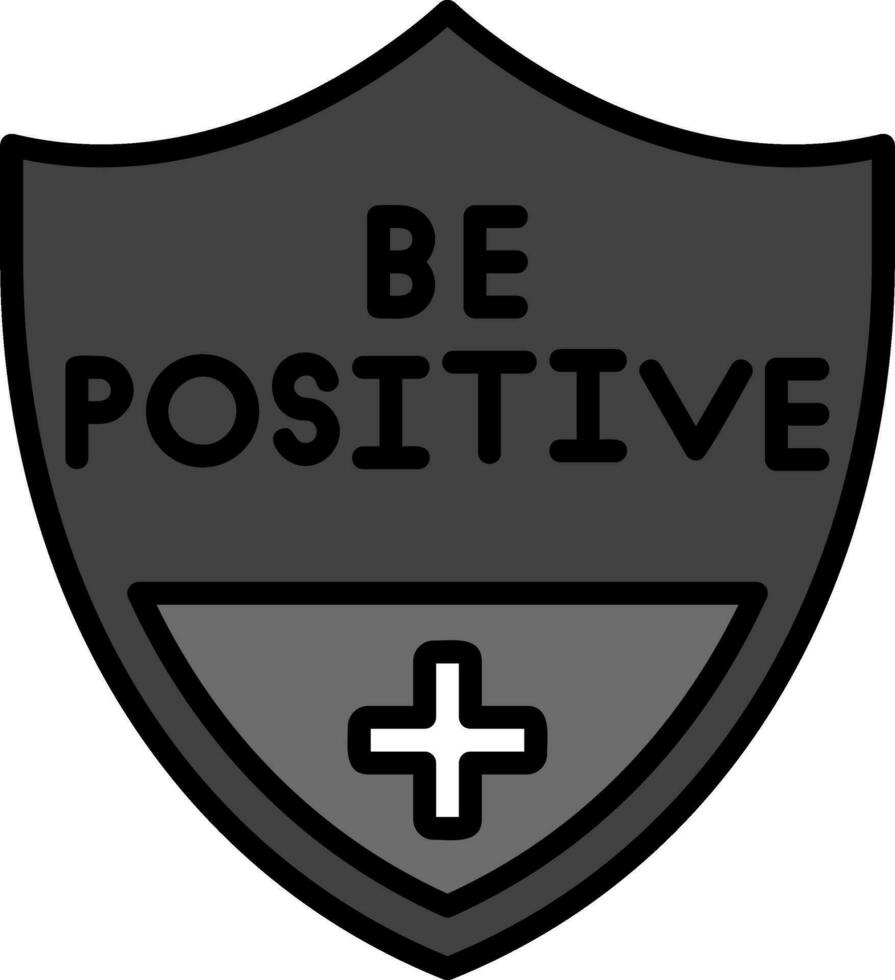 Be Positive Vector Icon