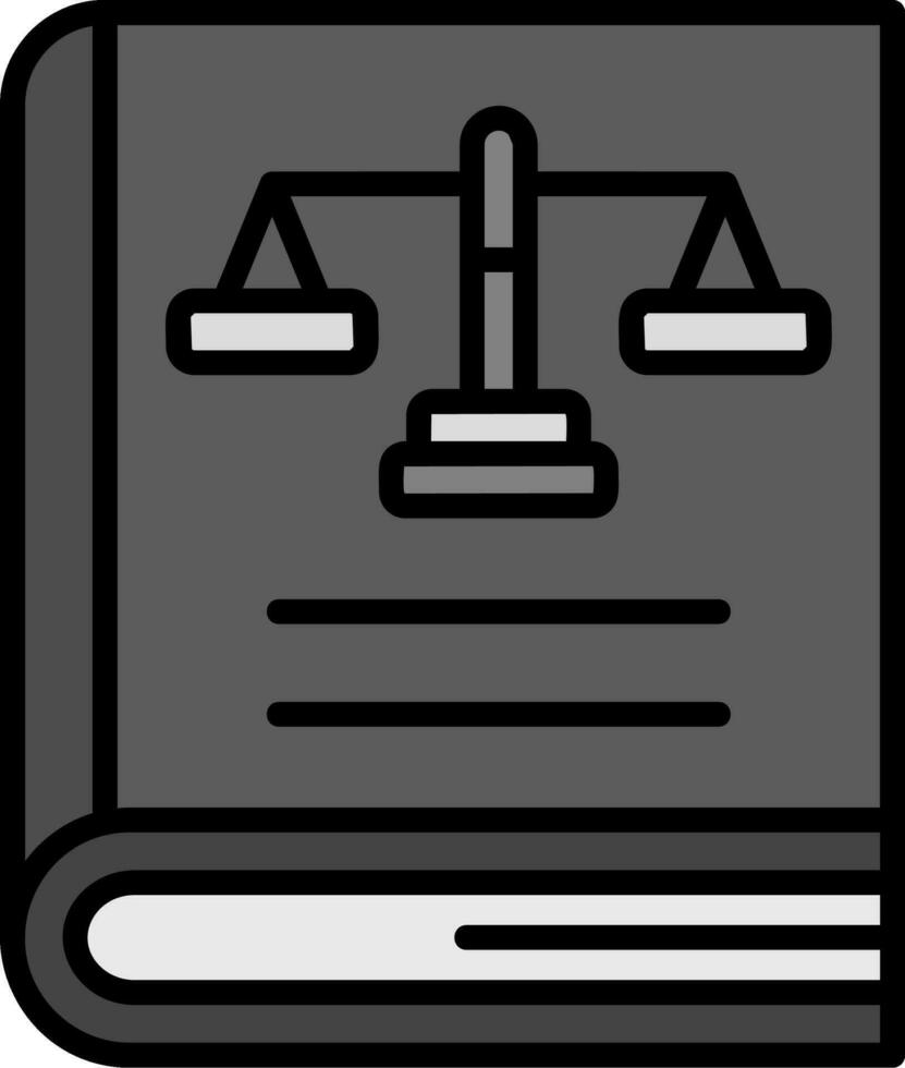 Law Book Vector Icon