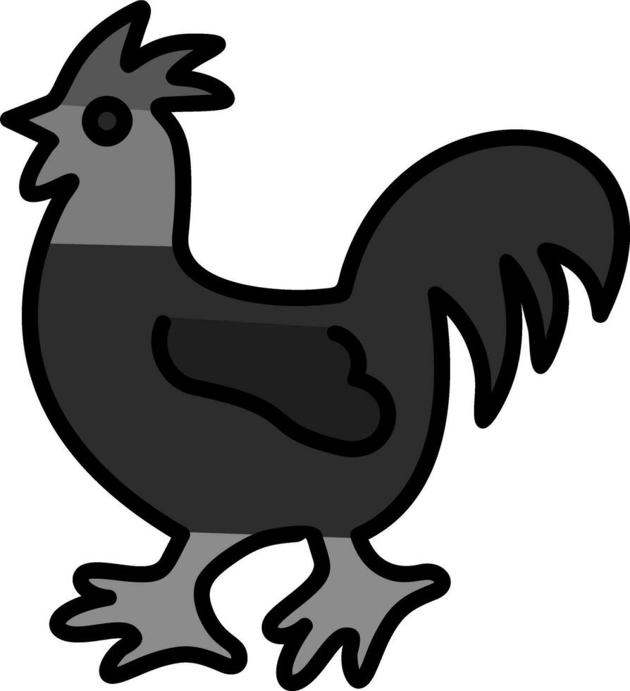 icono de vector de pollo