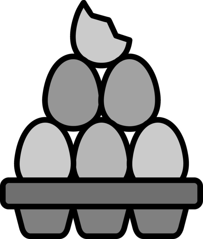 organic eggs Vector Icon