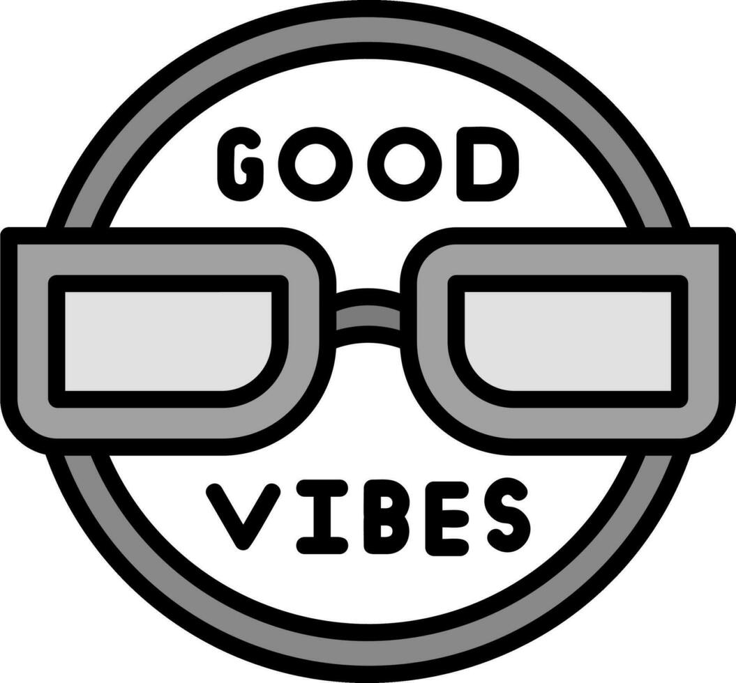 Good Vibes Vector Icon