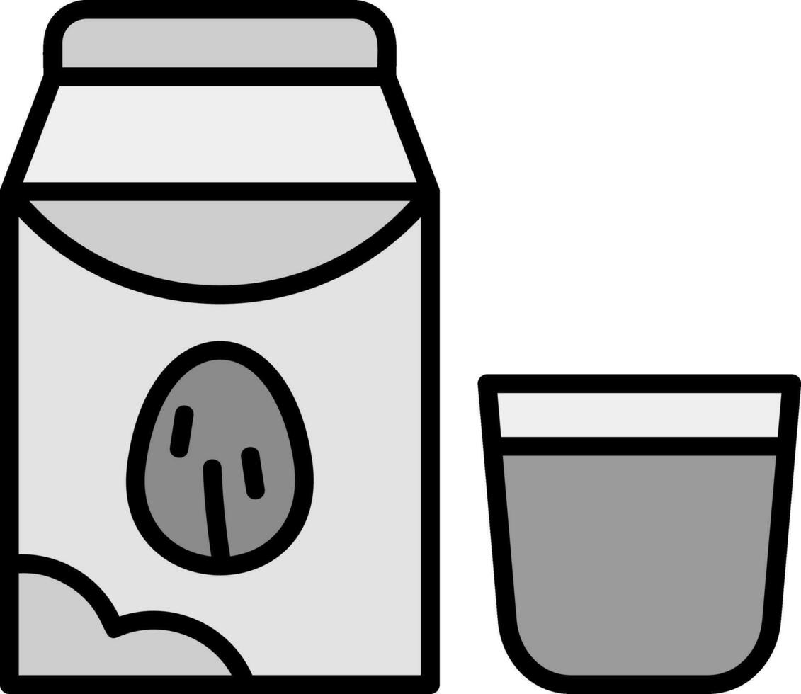 almond milk Vector Icon