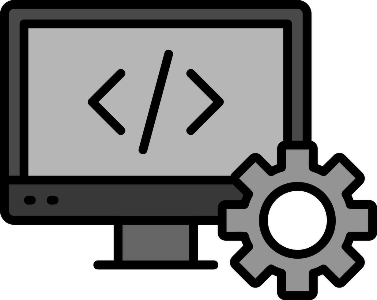 icono de vector de desarrollo web