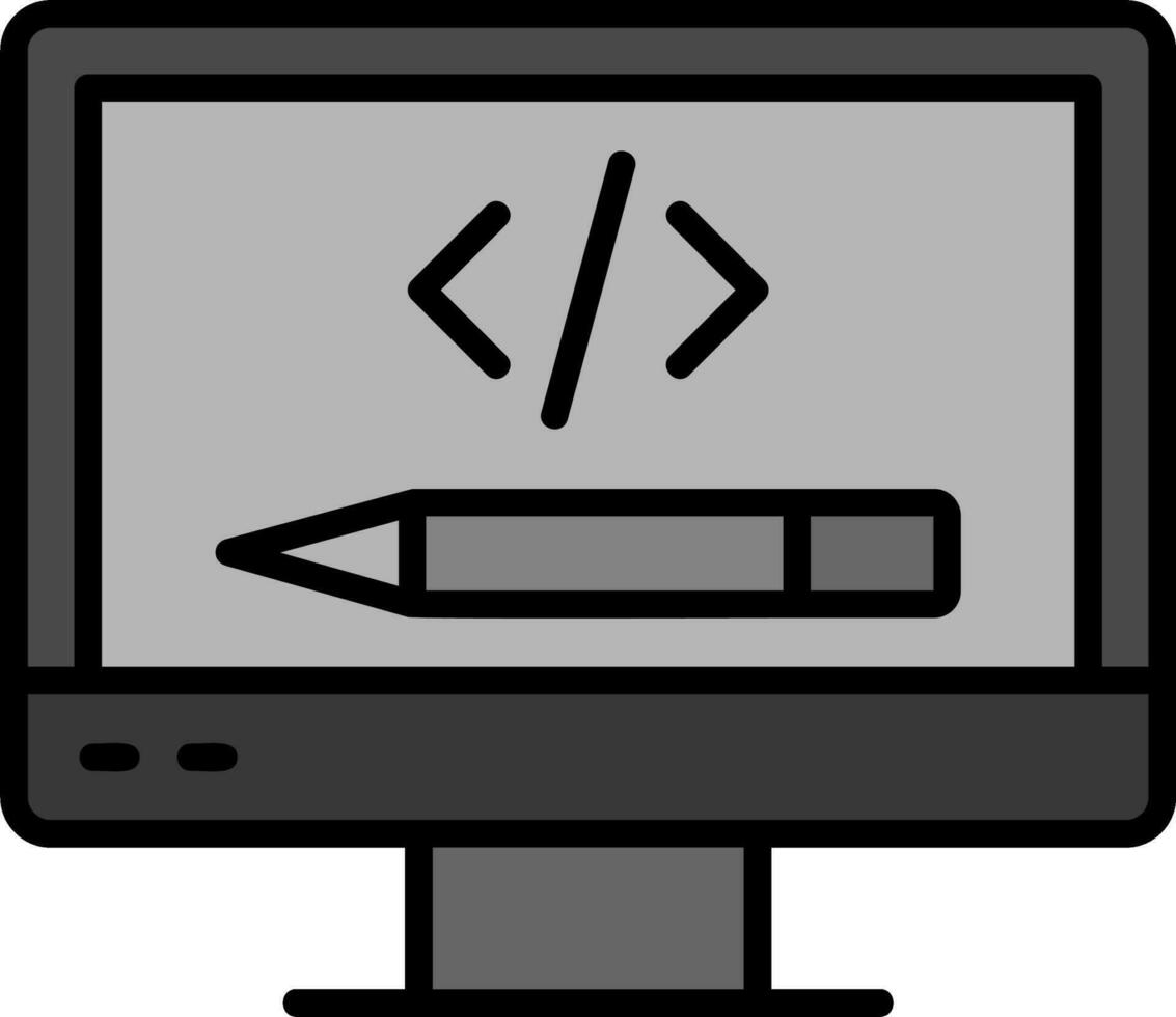 icono de vector de codificación