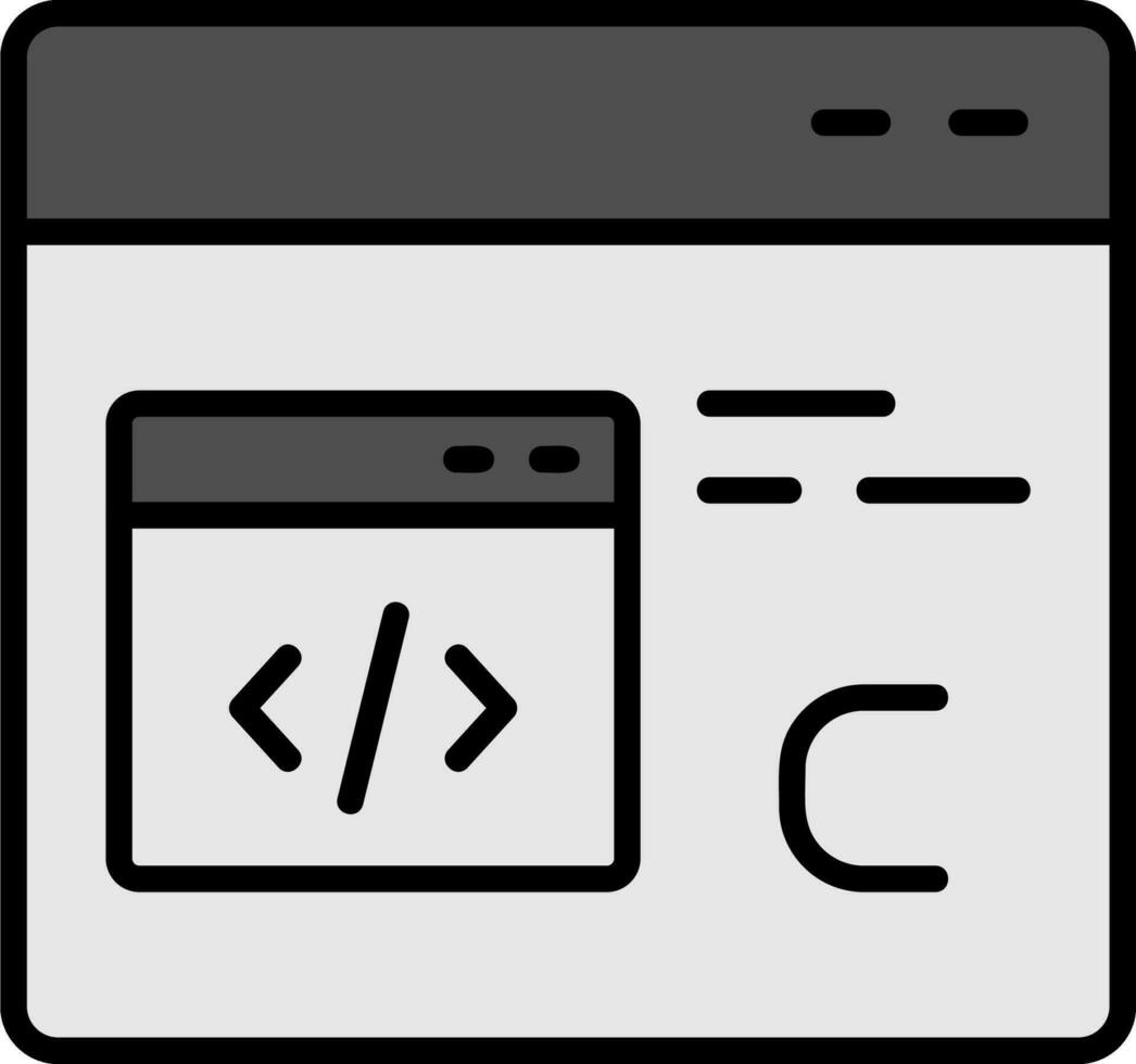 Computer Languages Vector Icon