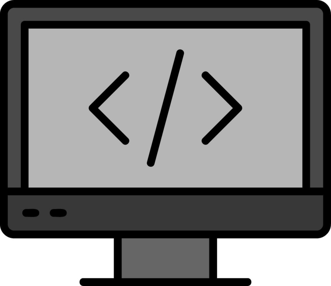 Web Coding Vector Icon