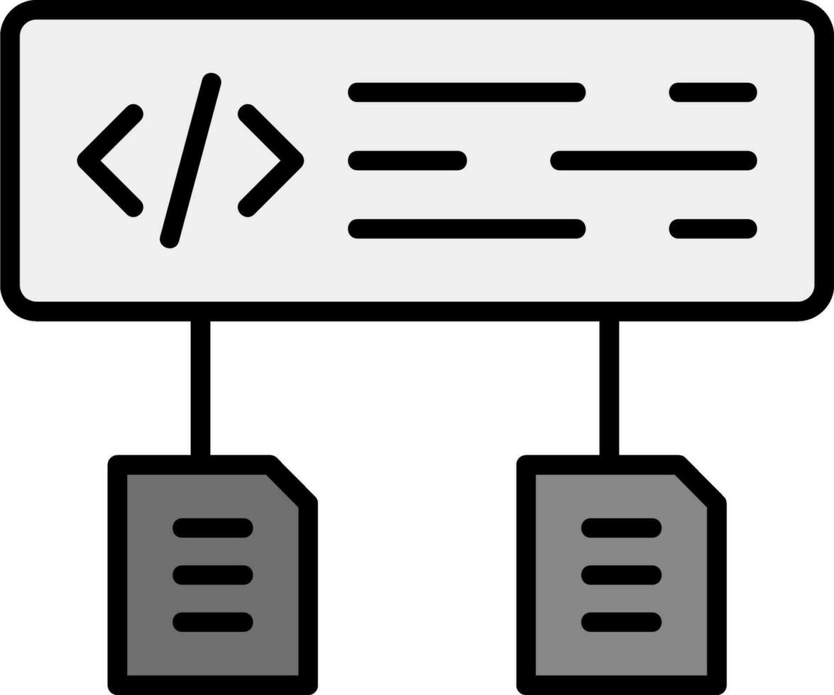 Data Flow Vector Icon