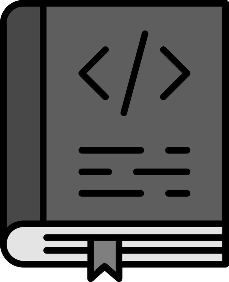 Coding Book Vector Icon