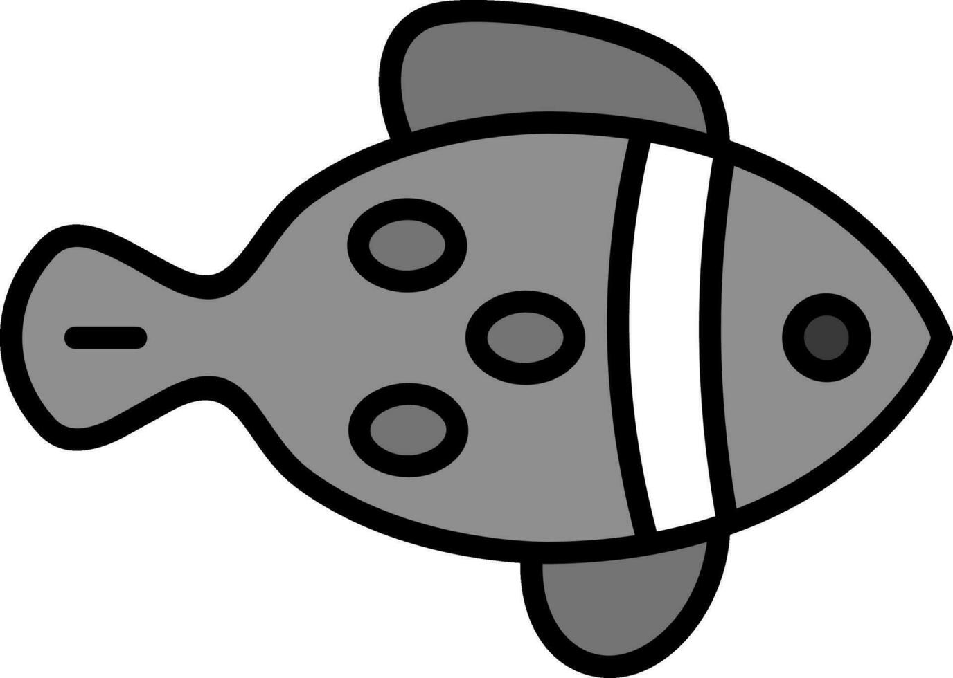 icono de vector de pescado