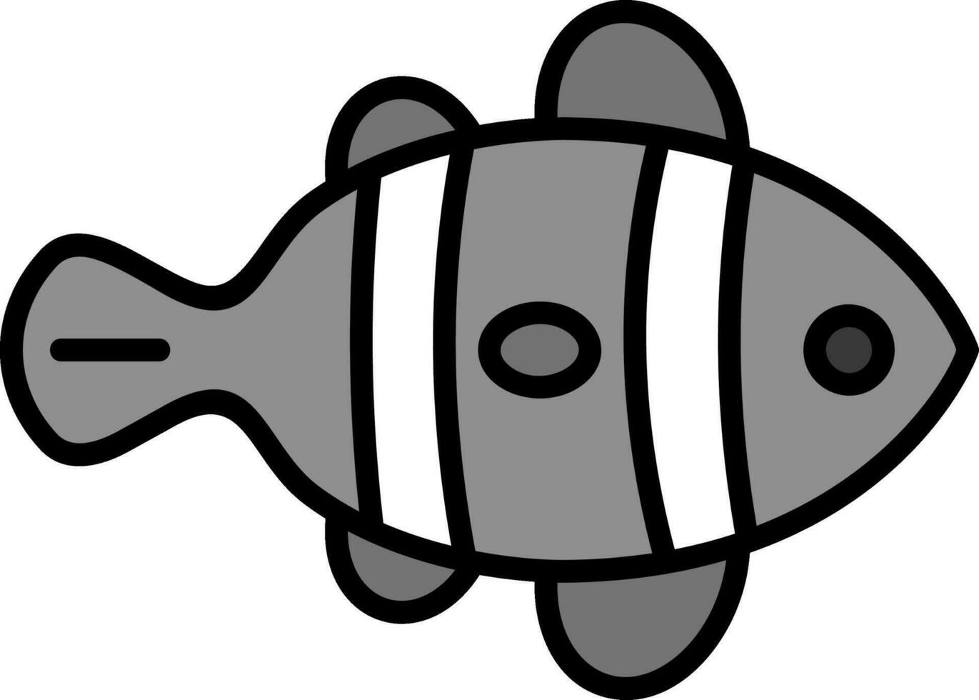Clown Fish Vector Icon