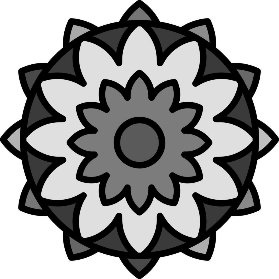 icono de vector de mandala