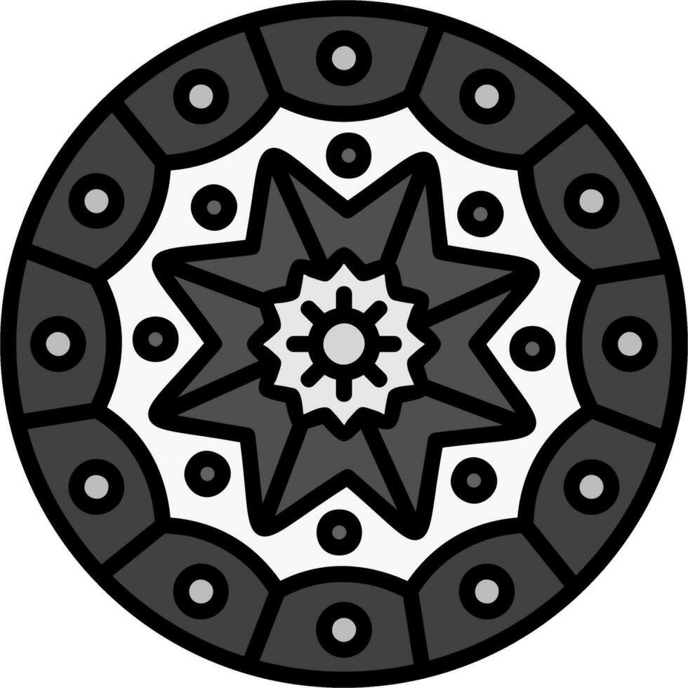 icono de vector de mandala