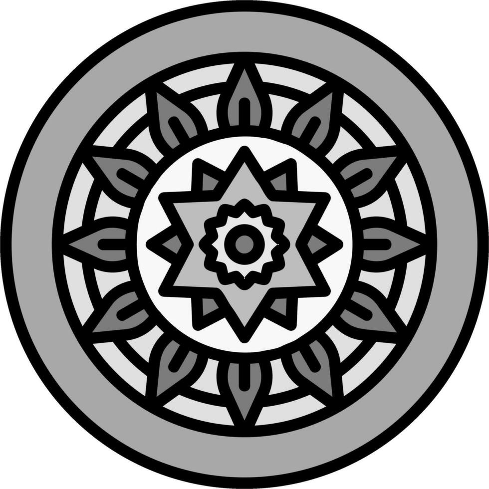 icono de vector de mandala