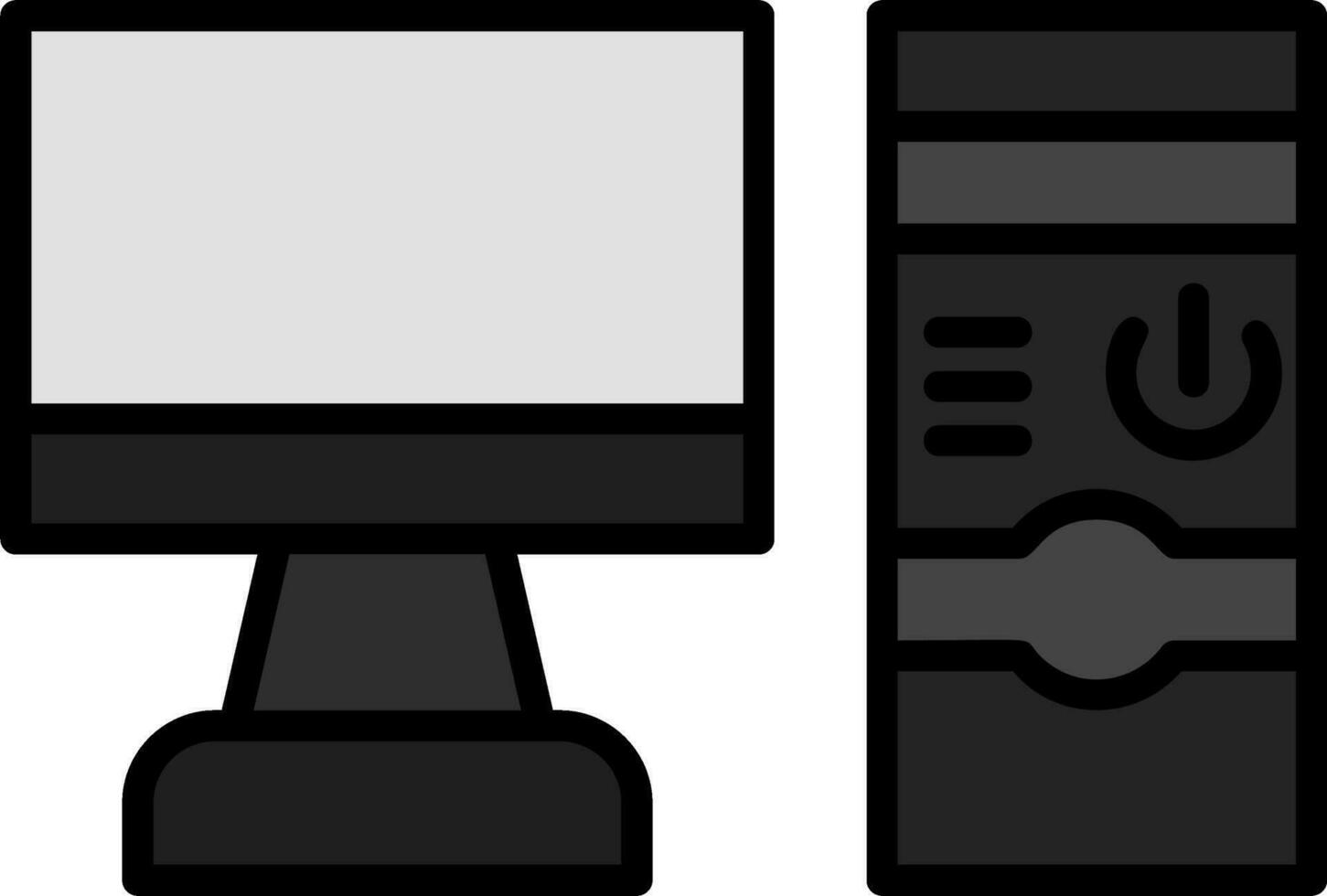 Computer Vector Icon