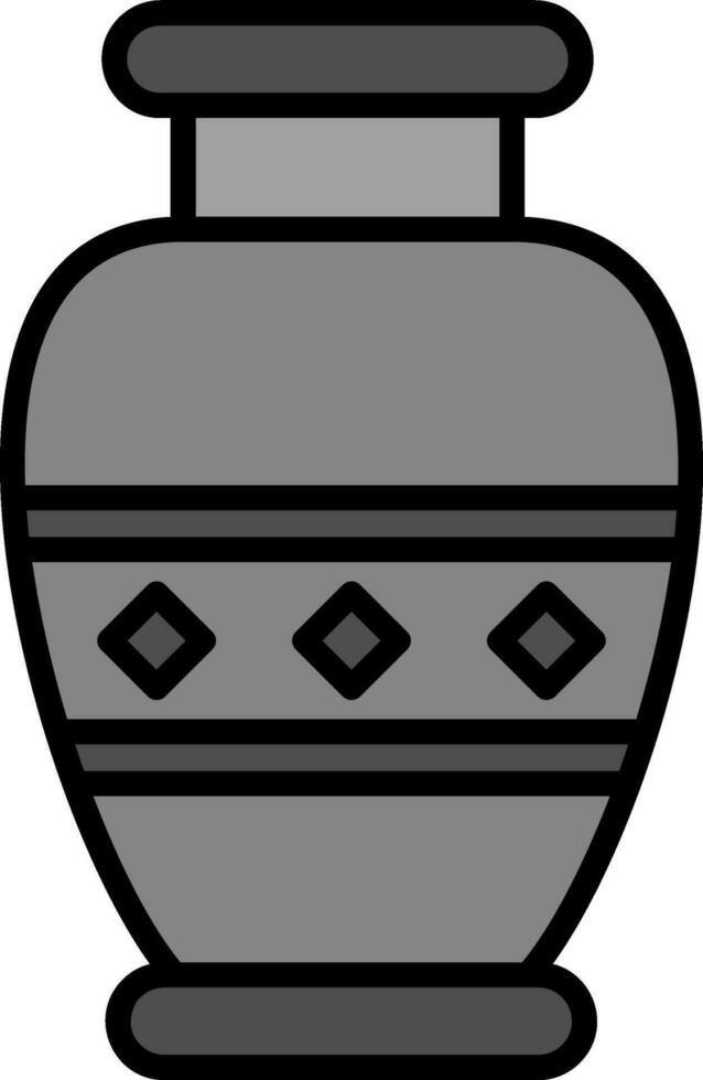 icono de vector de florero