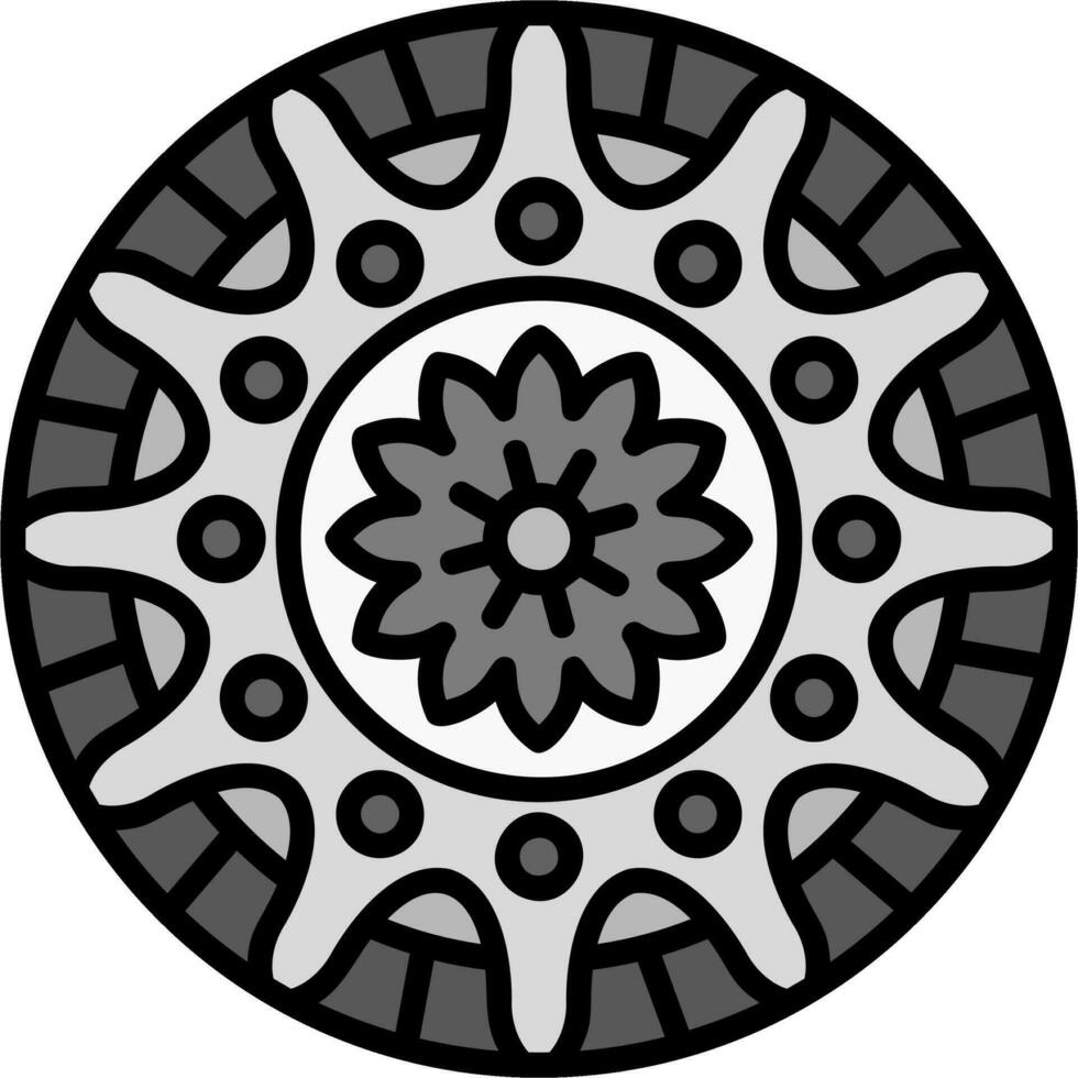 icono de vector de mandala