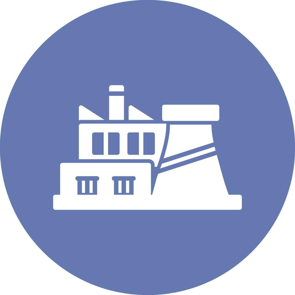 Factory Plant Vector Icon