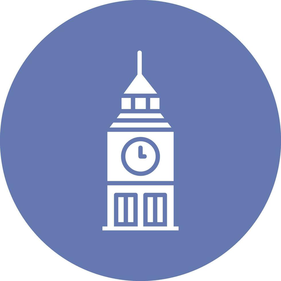 Clock Tower Vector Icon