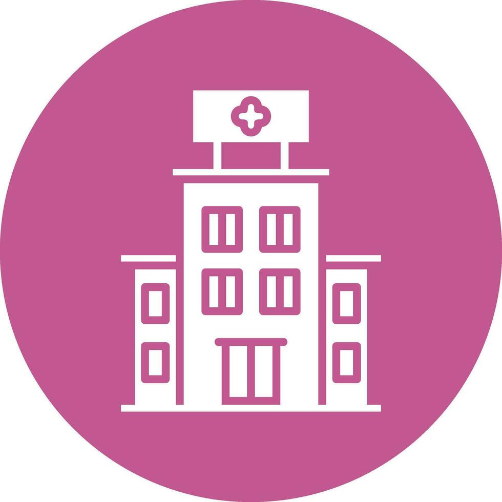 Hospital Building Vector Icon