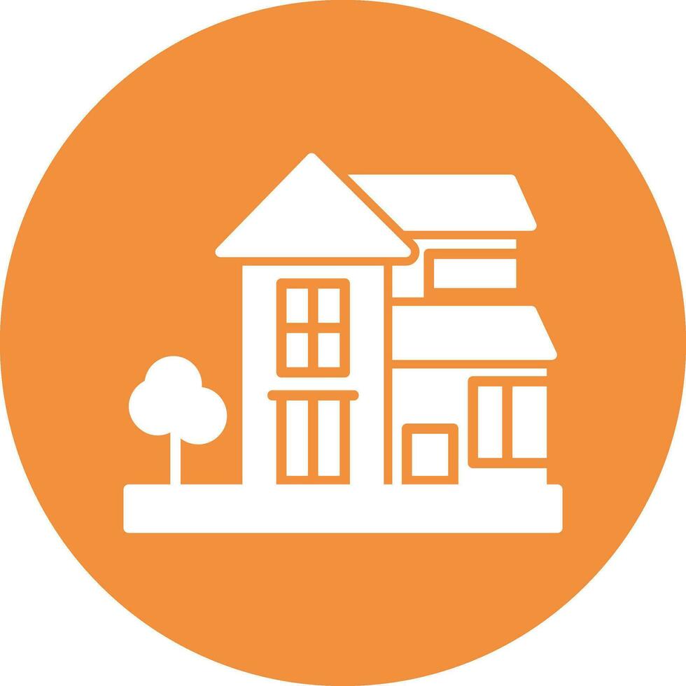 Villa Vector Icon