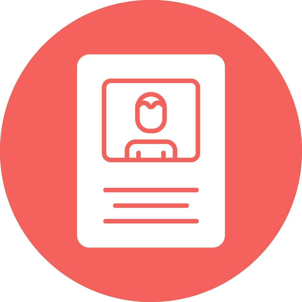 Name Tag Vector Icon