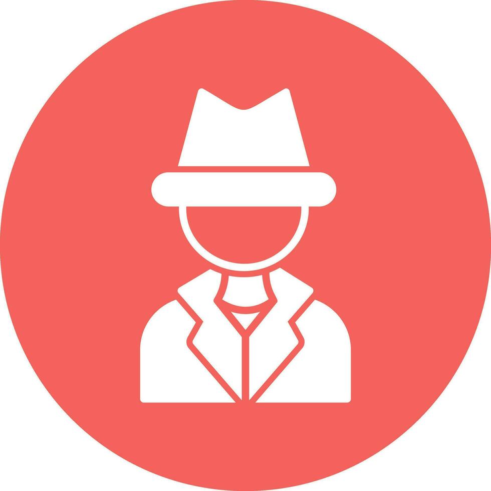 icono de vector de detective