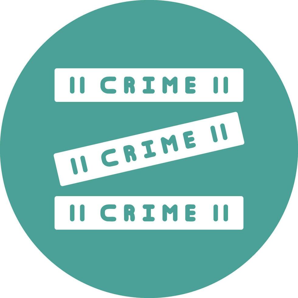 Crime Scene Vector Icon