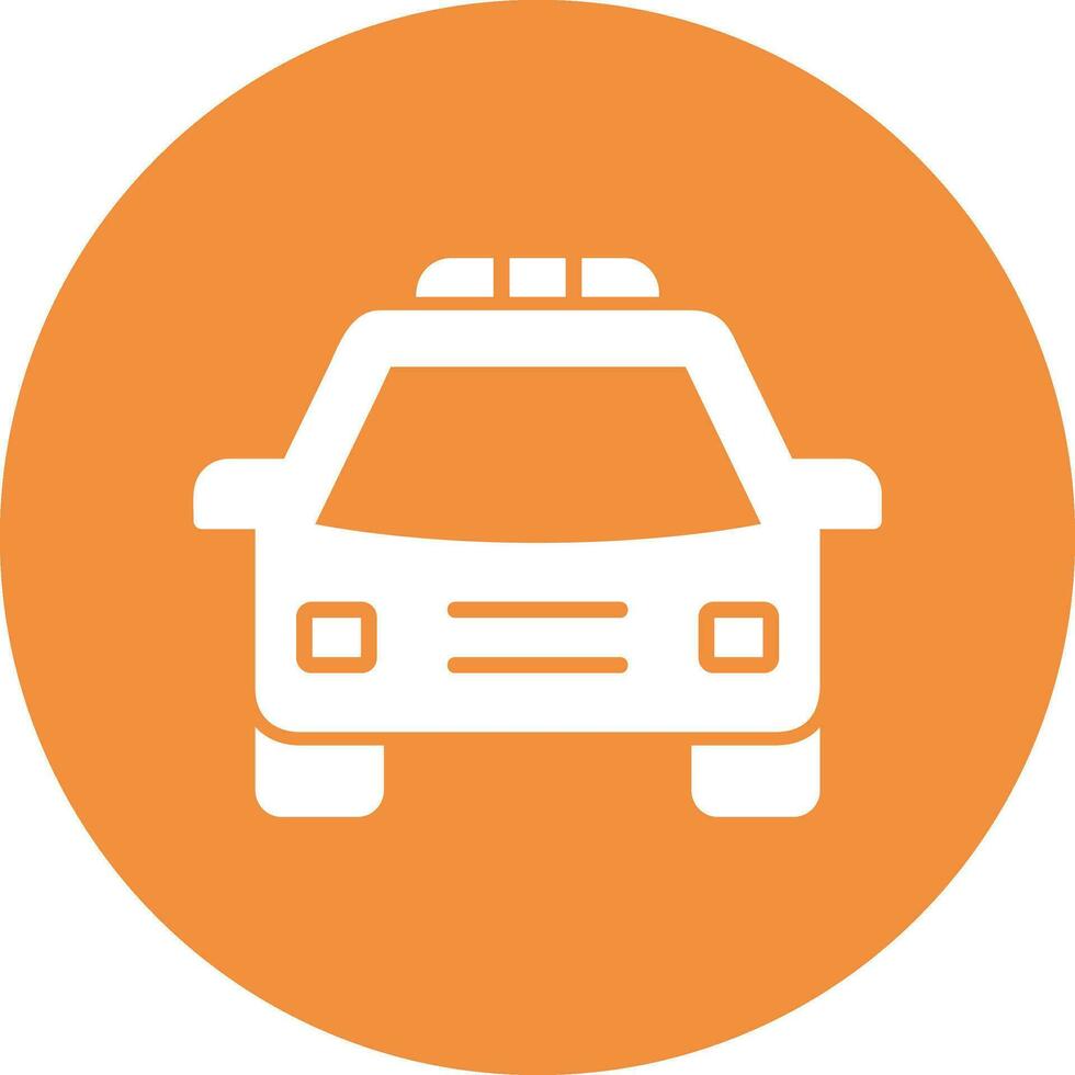 Police Car Vector Icon
