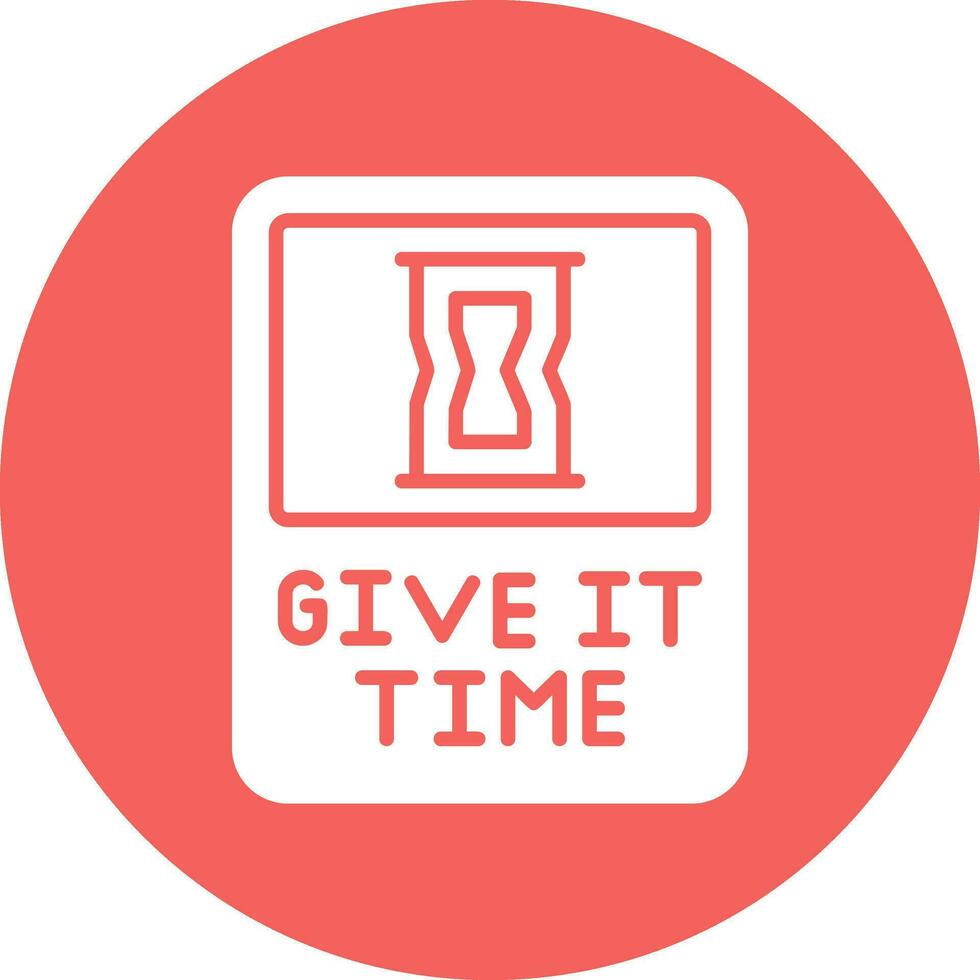 Give It Time Vector Icon