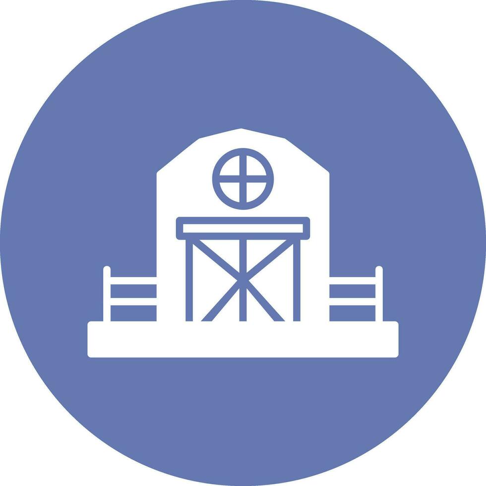 cowshed Vector Icon