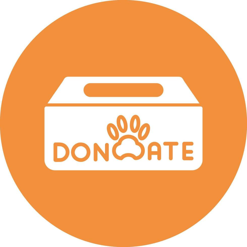 icono de vector de donación