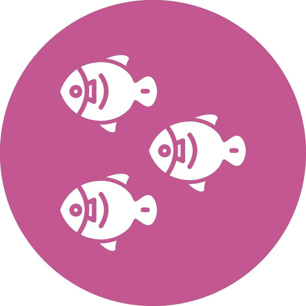 peces vector icono