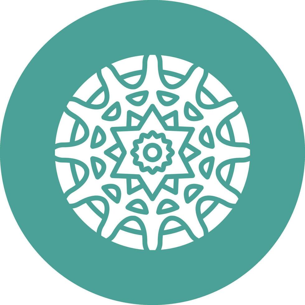 icono de vector de mandala