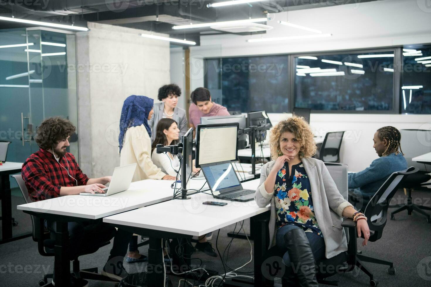 portrait of young female software developer photo