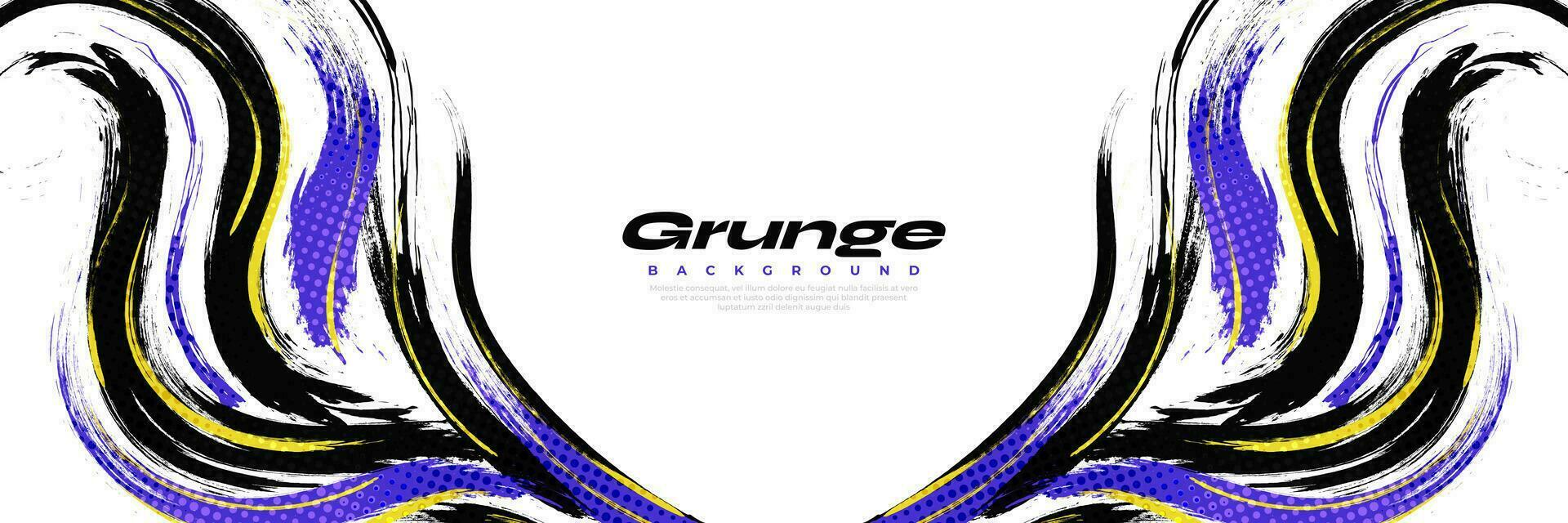 Abstract Grunge Brush Background with Sporty Style and Halftone Effect. Sport Background. Scratch and Texture Elements For Design vector